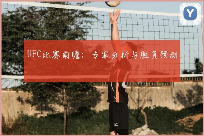 UFC比赛前瞻:专家分析与胜负预测