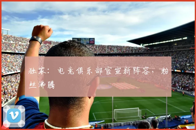 独家：电竞俱乐部官宣新阵容，粉丝沸腾